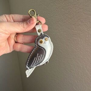 Portland Leather goods, owl charm